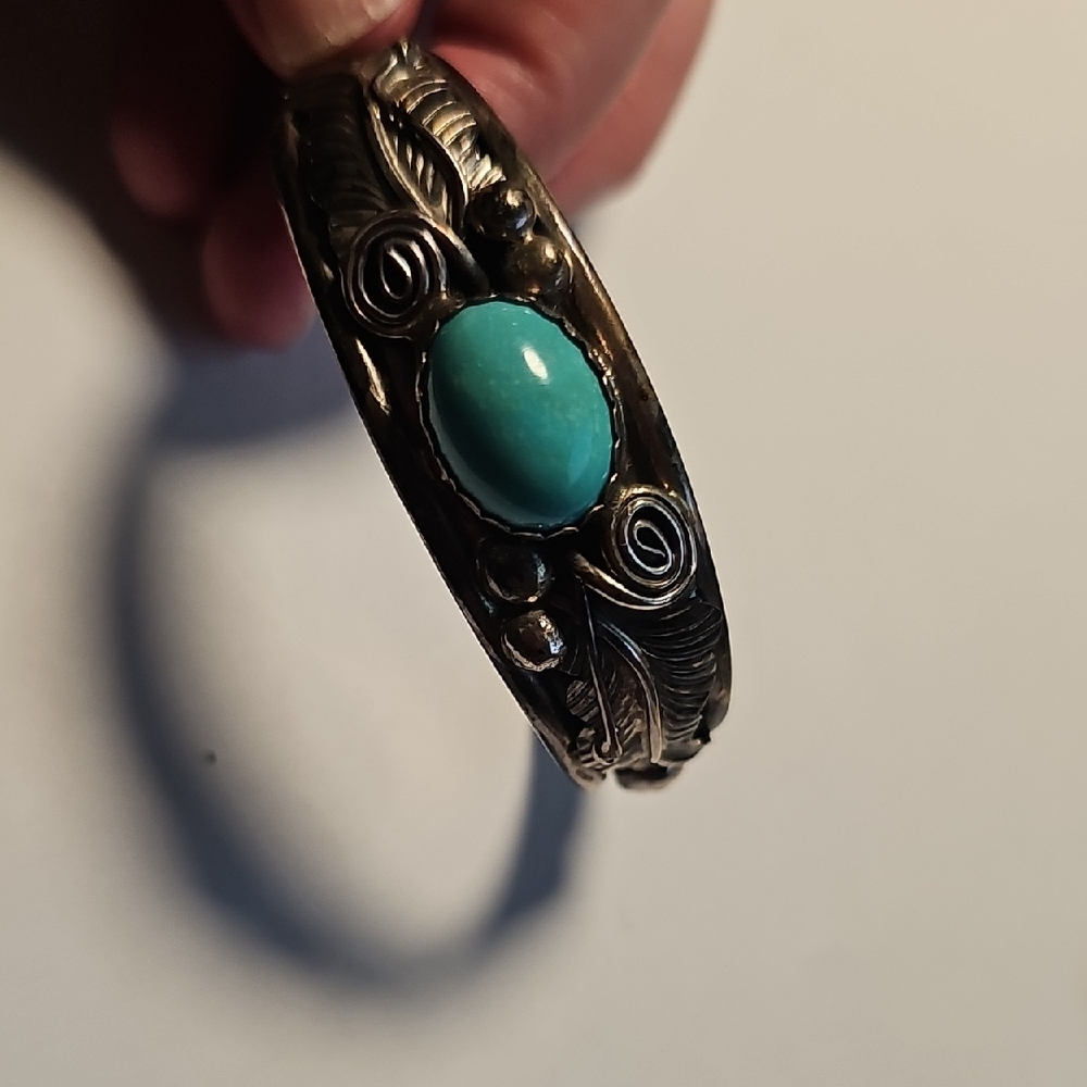 Gilbert Adaki Turquoise Cuff
